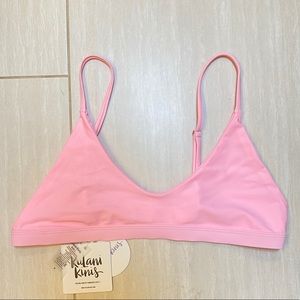 Kulani Kinis Pink “Minimal Bikini Top”